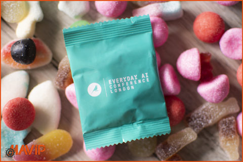 Sachets de bonbons personnalisés réalisés par Mavip