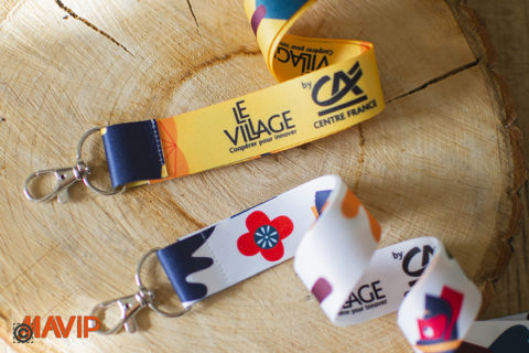 Lanyards personnalisables réalisés par Mavip