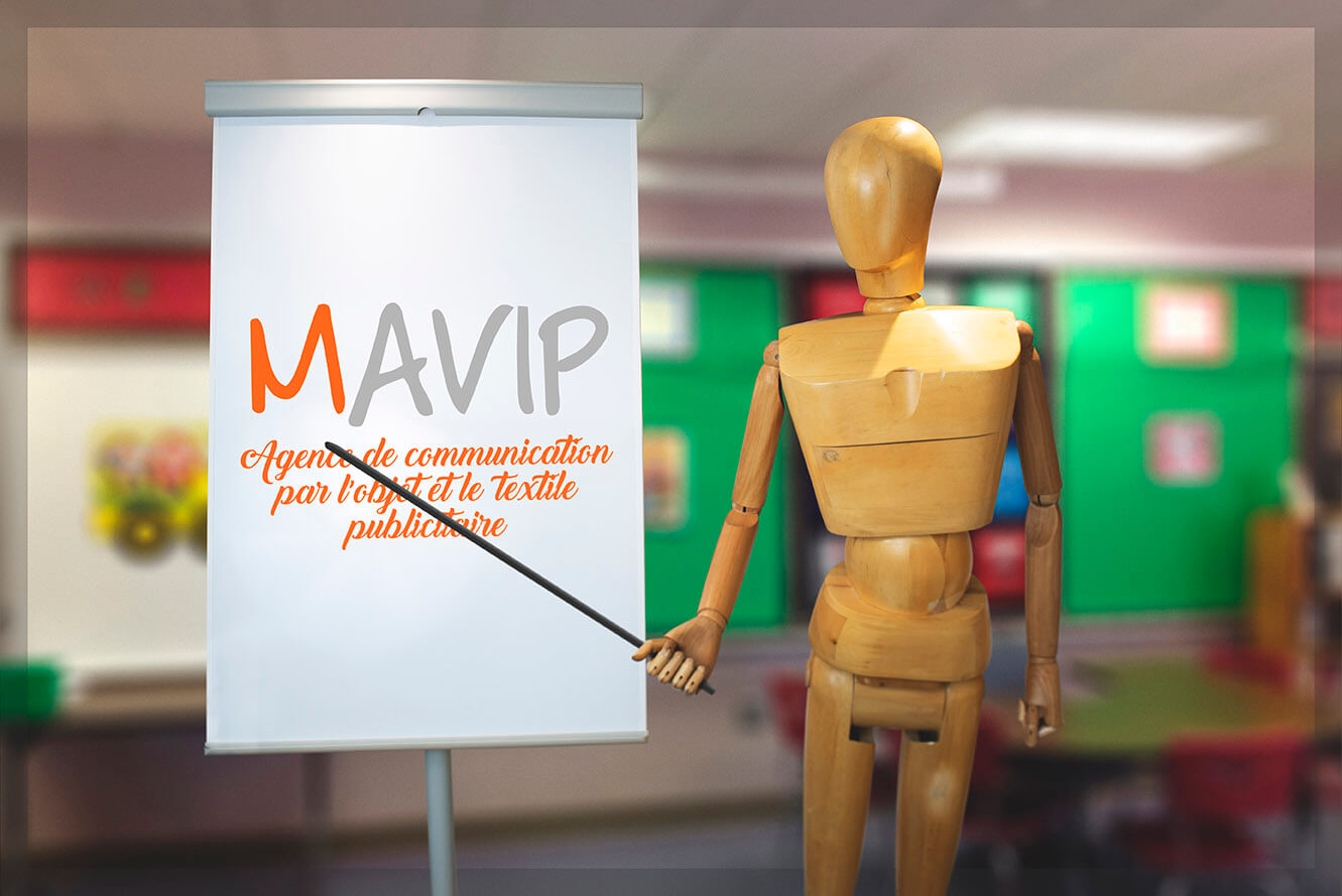 Communication par l'objet média personnalisé avec logo d'entreprise by Mavip