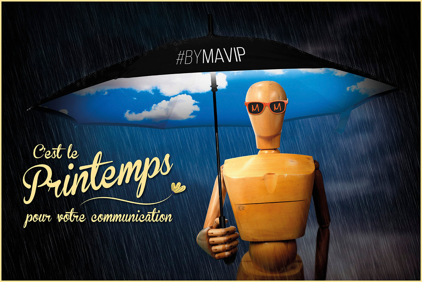 Communication par l'objet média personnalisé avec logo d'entreprise by Mavip