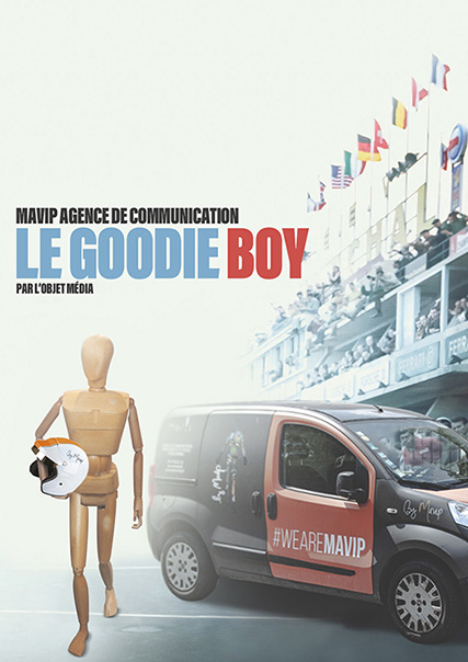 Goodie Boy fait son cinéma avec des objets publicitaires personnalisés avec logo d'entreprise