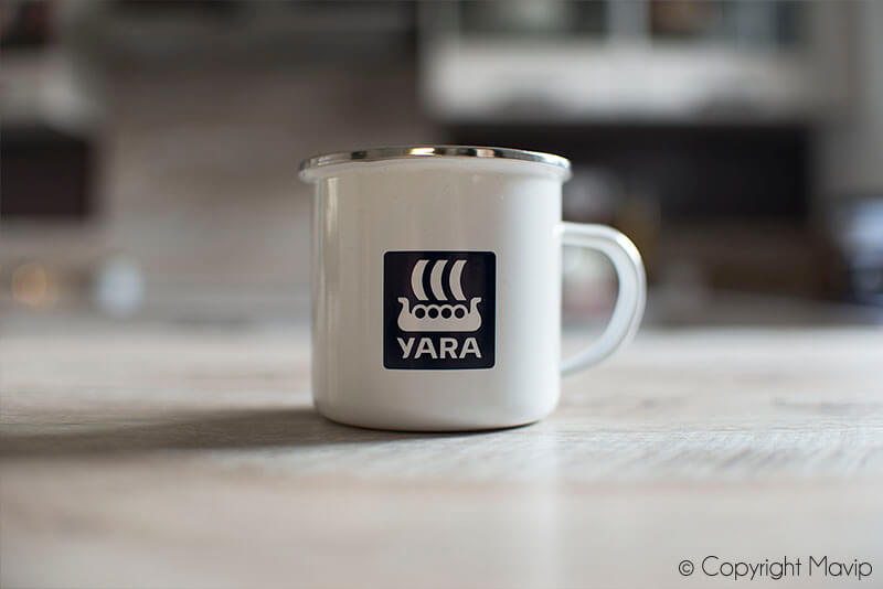Mugs personnalisable avec logo d'entreprise marqué ou gravé