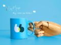 Mug avec couleur pantone bleu personnalisé avec logo blablacar by Mavip