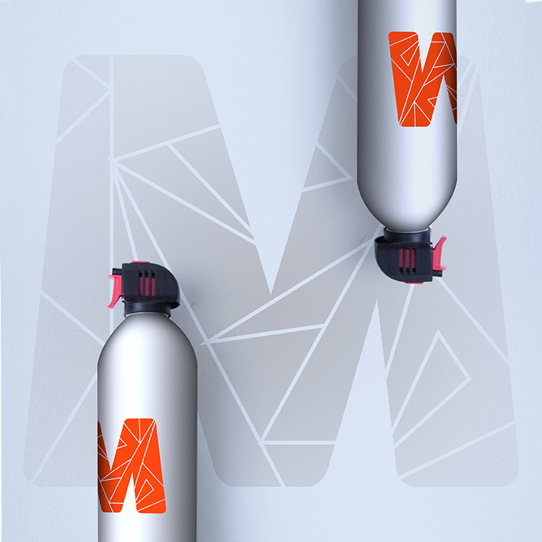 Aérosol anti-incendie extincteur personnalisable avec logo d'entreprise by Mavip