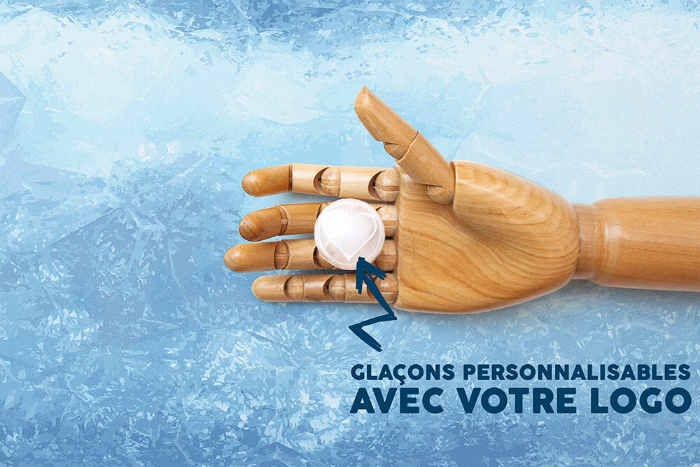 Bac à glaçons, Objet publicitaire