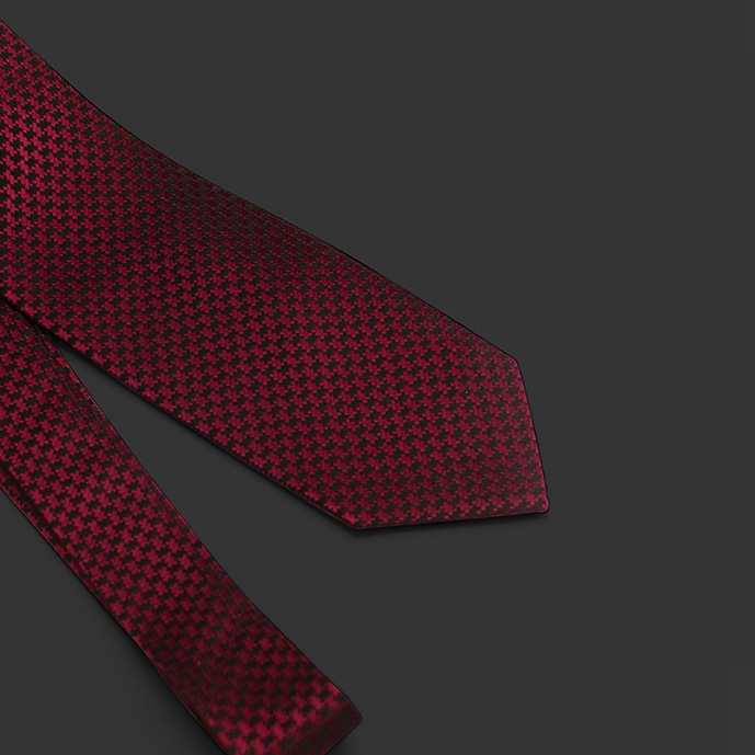 Objet média cravate personnalisée avec logo d'entreprise