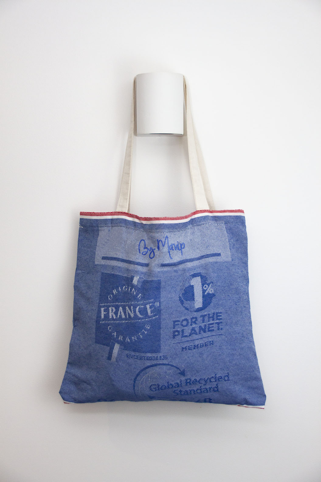 Sac recyclé made in France personnalisable avec logo d'entreprise