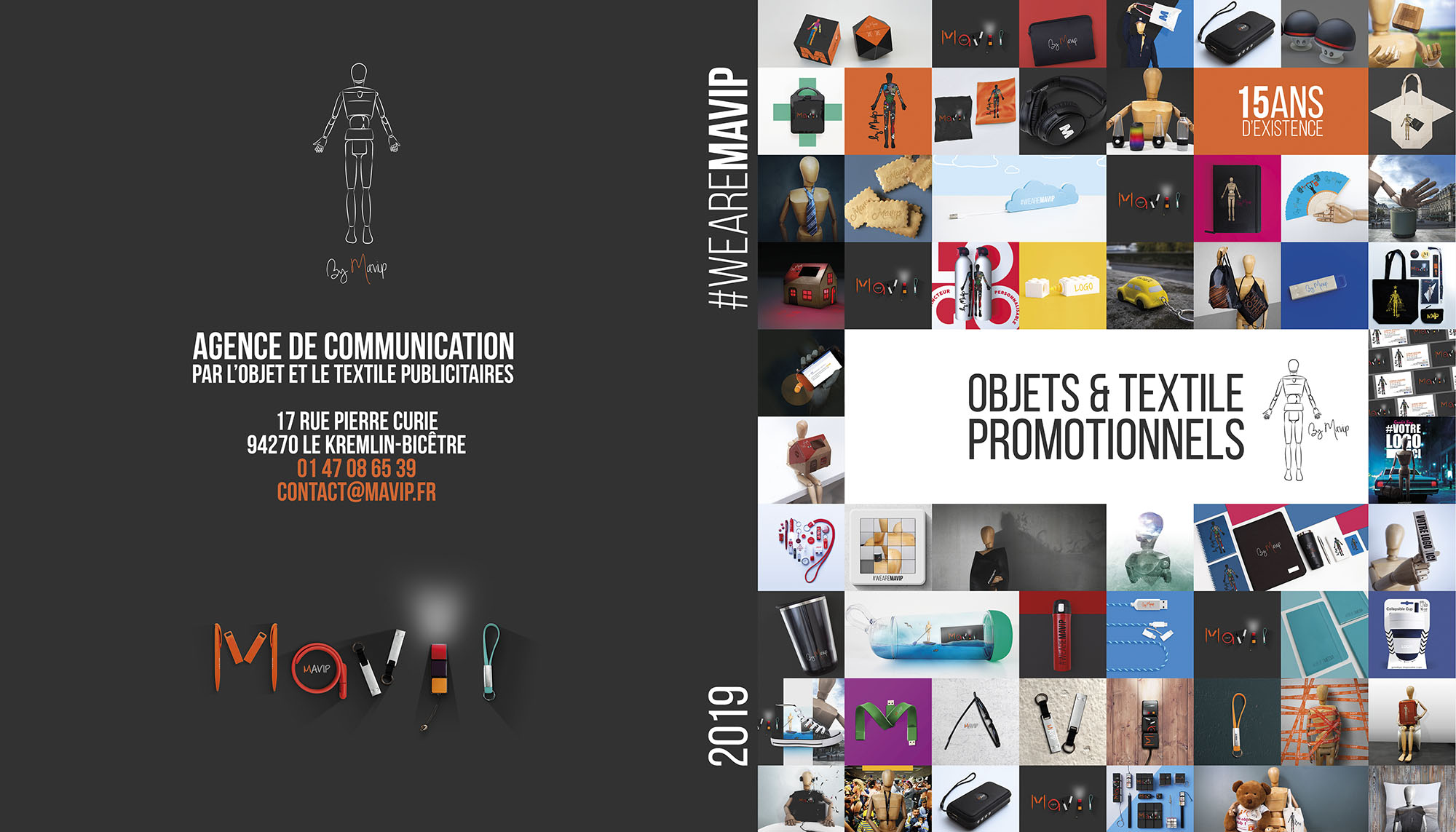 Catalogue mavip des objets et du textile publicitaires