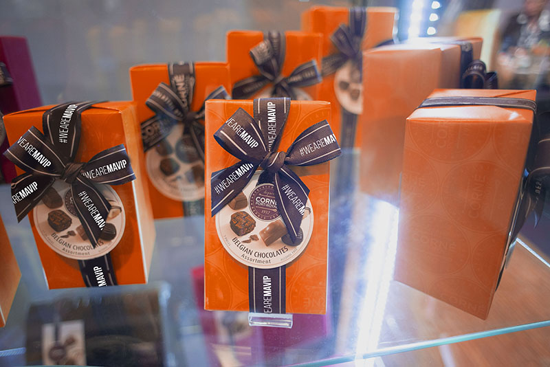 boîte de chocolats personnalisée avec logo d'entreprise by Mavip