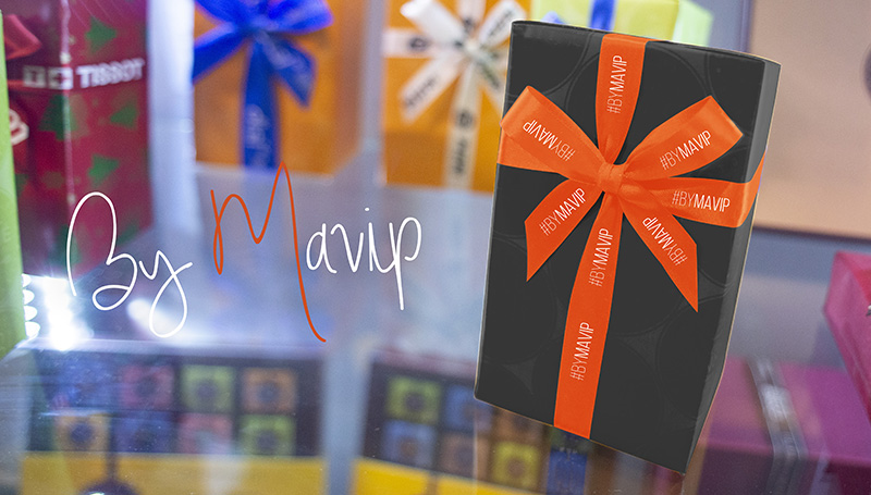 boîte de chocolats personnalisée avec logo d'entreprise by Mavip