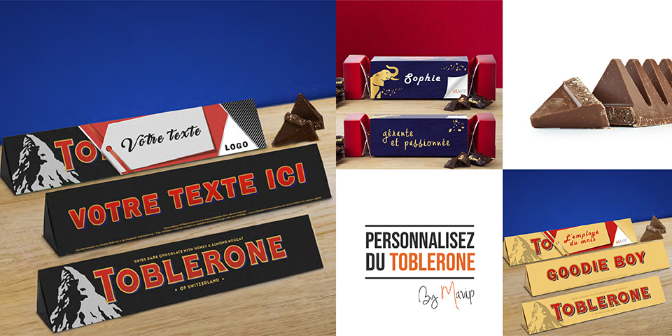 Chocolat Toblerone personnalisé