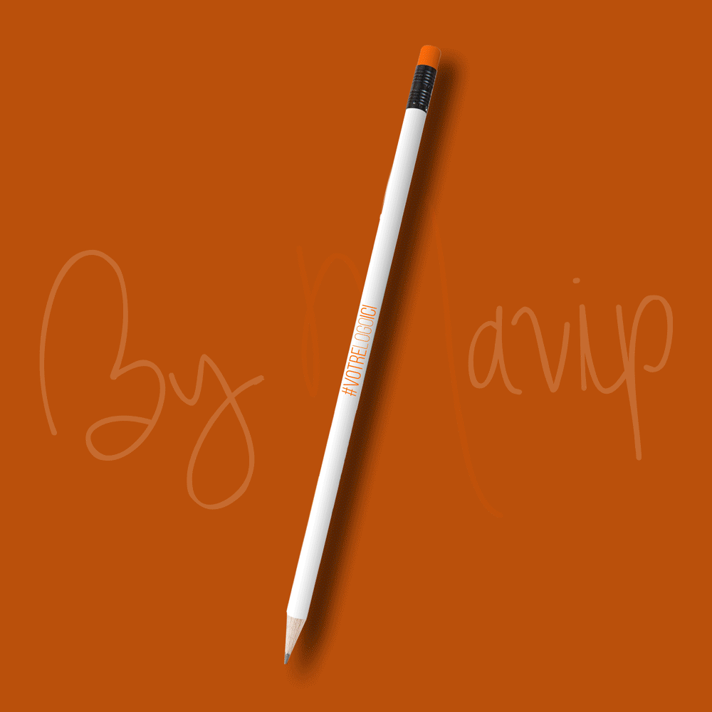 Crayon à papier personnalisé avec marquage à 360 degré