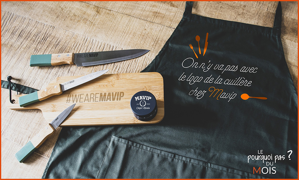 Kit de cuisiner personnalisé avec votre logo d'entreprise