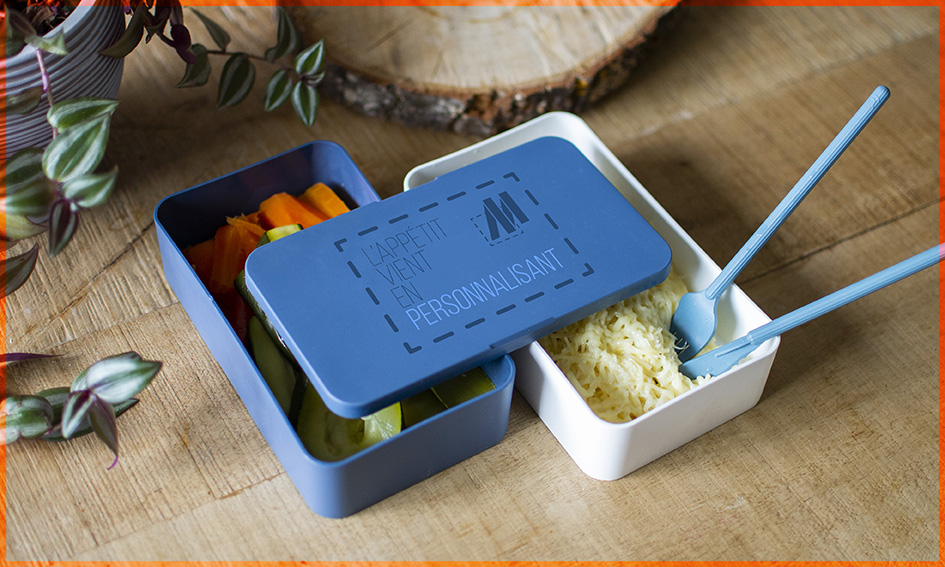 Lunchbox personnalisable avec logo d'entreprise