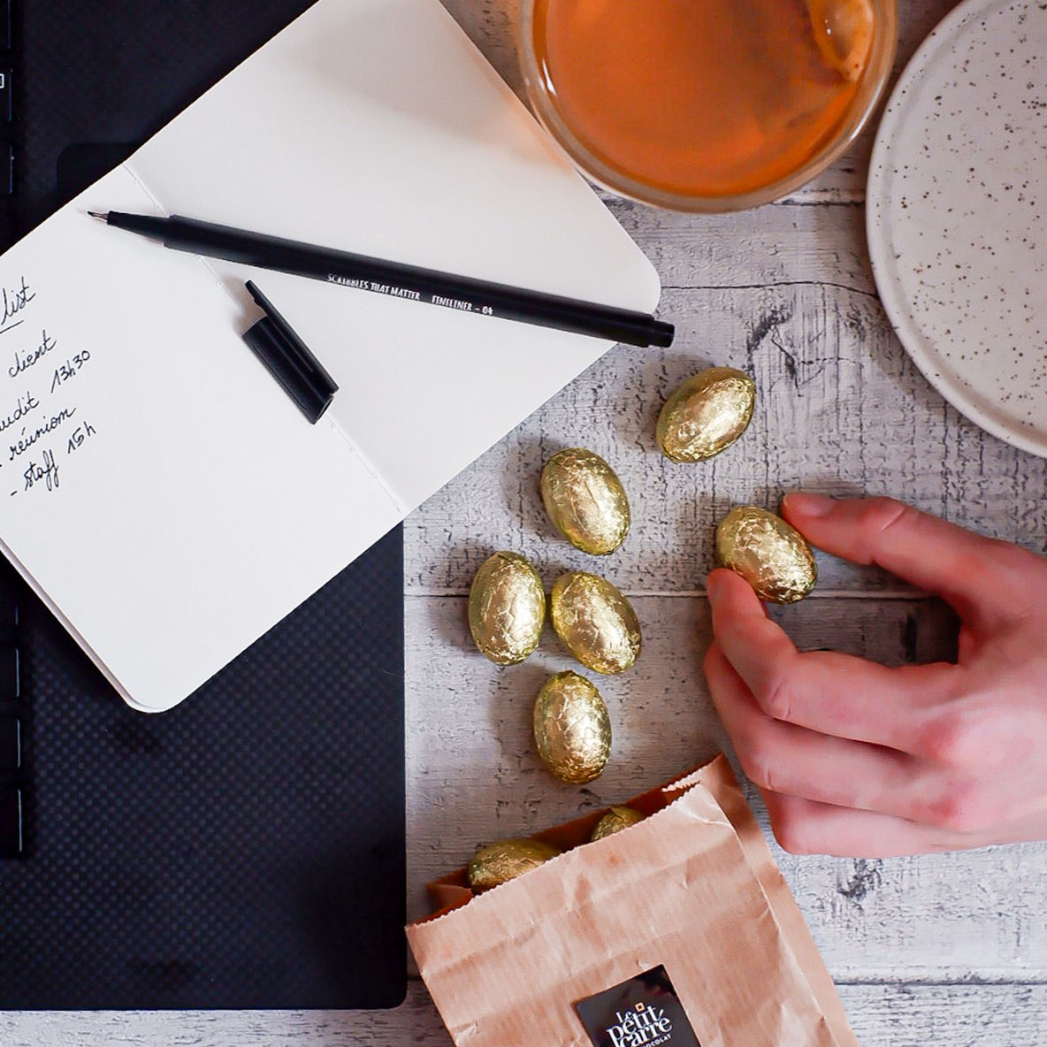 Chocolats personnalisables avec logo d'entreprise