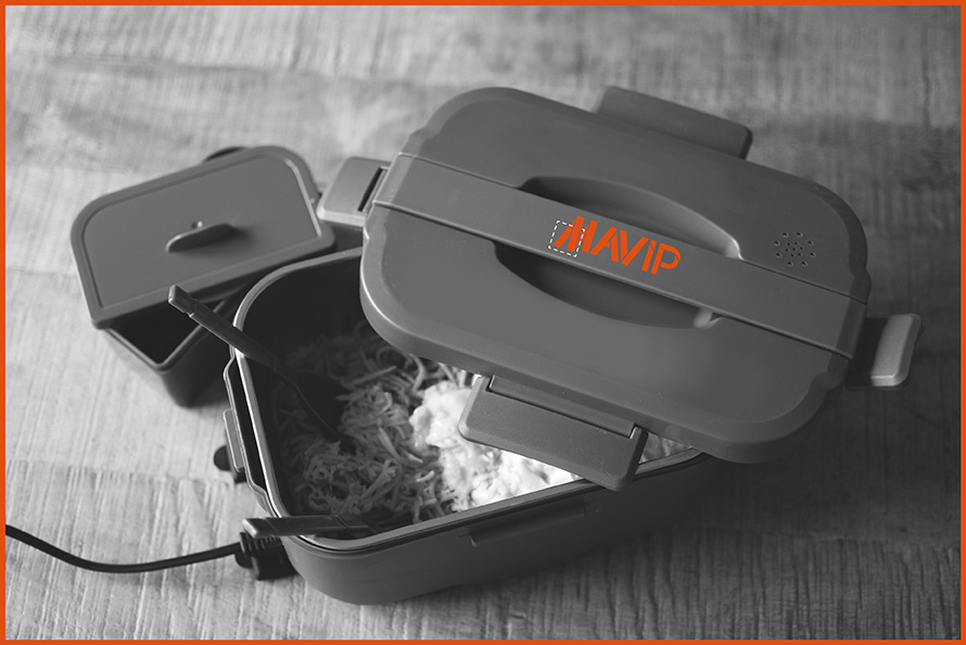 Lunch box chauffante personnalisable avec logo d'entreprise