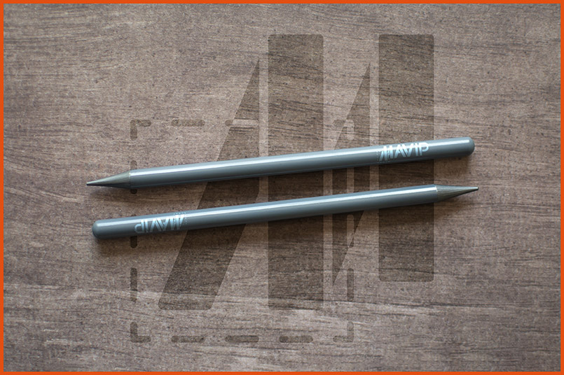Crayon mine graphite sans bois personnalisable avec coffret