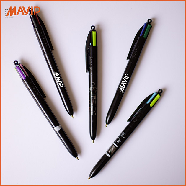 Stylo Publicitaire 4 Couleurs BIC® Fashion - Avec Votre Logo